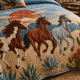 Σετ Κλινοσκεπασμάτων H.PAI Desert Horse Landscape 3 Τεμαχίων