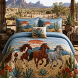 Σετ Κλινοσκεπασμάτων H.PAI Desert Horse Landscape 3 Τεμαχίων
