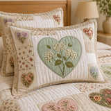 Σετ Κουβερλί H.PAI Flower Patchwork 3 Τεμαχίων