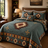 Σετ Κλινοσκεπασμάτων H.PAI Desert Aztec Star Quilted 3 Τεμαχίων