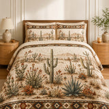 Σετ Κλινοσκεπασμάτων H.PAI Desert Cactus 3 Τεμαχίων