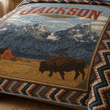 Σετ Κλινοσκεπασμάτων 3 Τεμαχίων Quilted Jackson Wyoming Wilderness