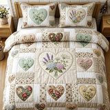Σετ Κουβερλί H.PAI Flower Patchwork 3 Τεμαχίων