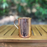 Sophia Athens 18oz Vintage Χάλκινο Ποτήρι 16oz Μαντάλα Χάλκινη Κούπα